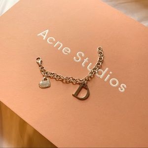🛍3/30 925 Silver “D” Bracelet